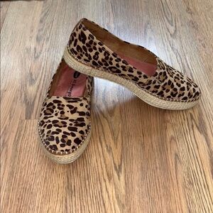 Dr. Scholl's Brown Espadrille Slip-Ons